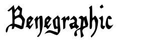 Benegraphic шрифт
