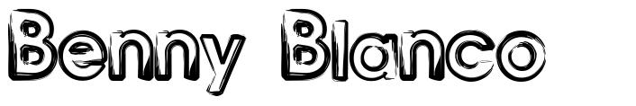 Benny Blanco font