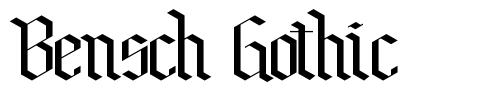 Bensch Gothic 字形