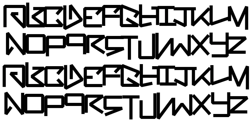 Bent Outfont specimens