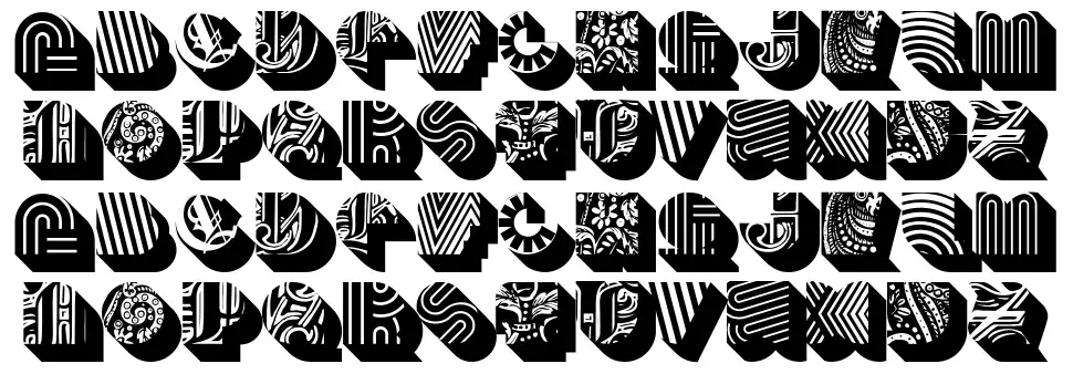 Bentofont specimens