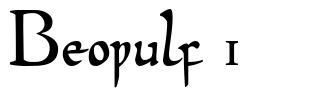 Beowulf 1 шрифт