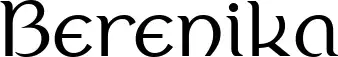 Berenika font