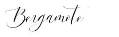 Bergamote font
