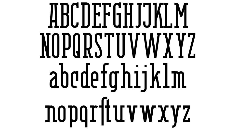 Berlin Email Serif písmo Exempláře