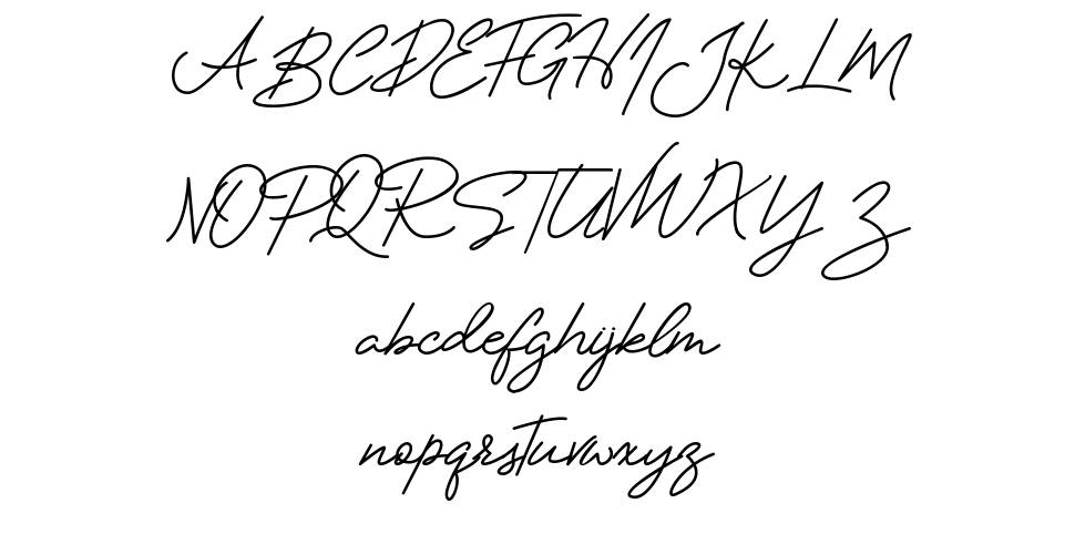 Berlindah font specimens