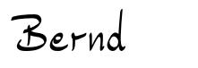 Bernd шрифт