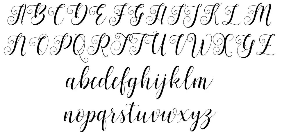 Bertiga font specimens