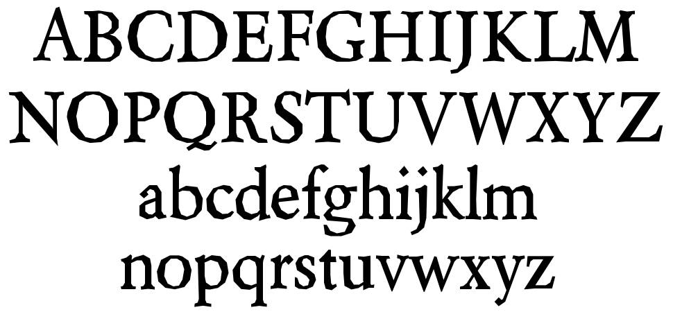 Berylium-Bold フォント 標本