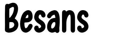 Besans шрифт