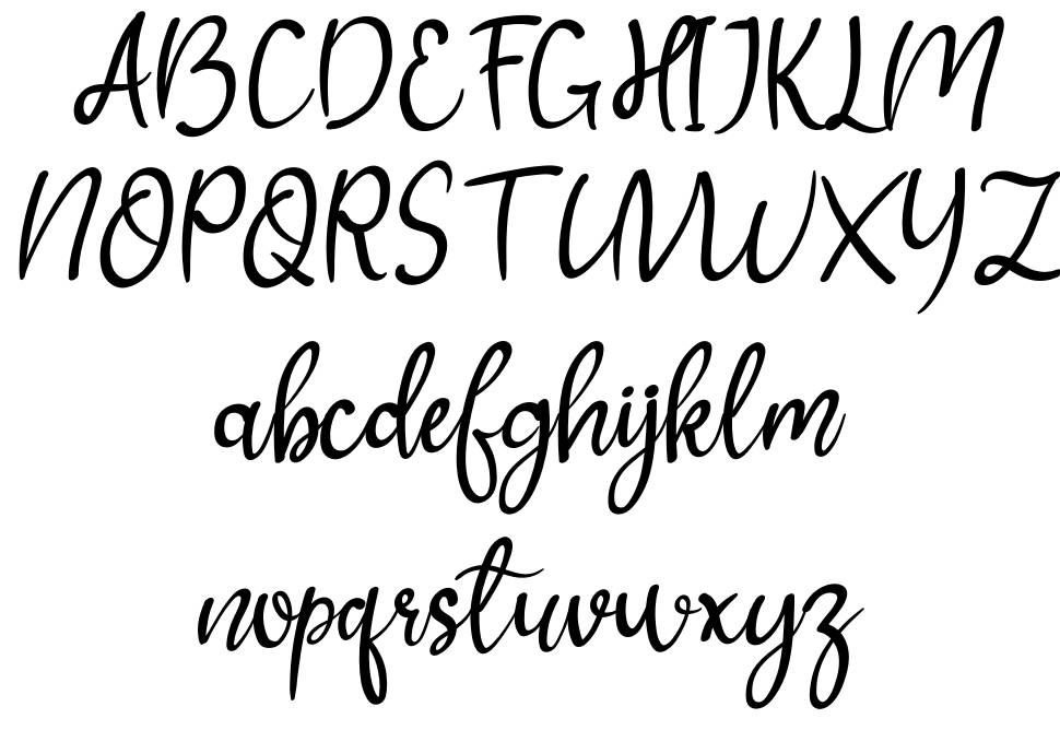 Besbogo font Örnekler