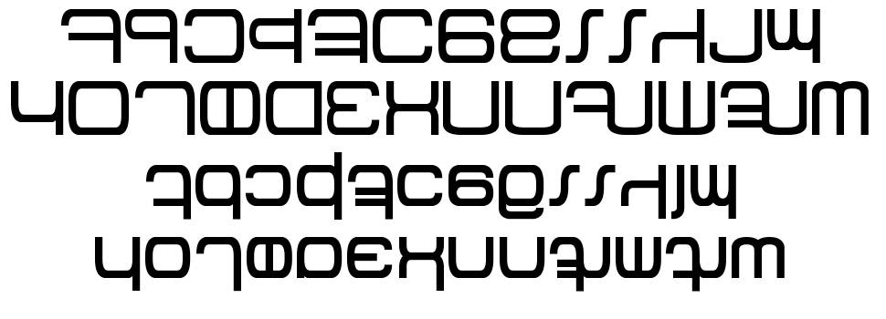 Betazed font specimens