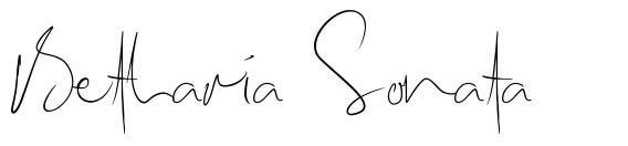 Betharia Sonata font
