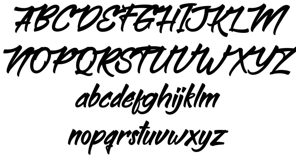 Bethsy font Örnekler