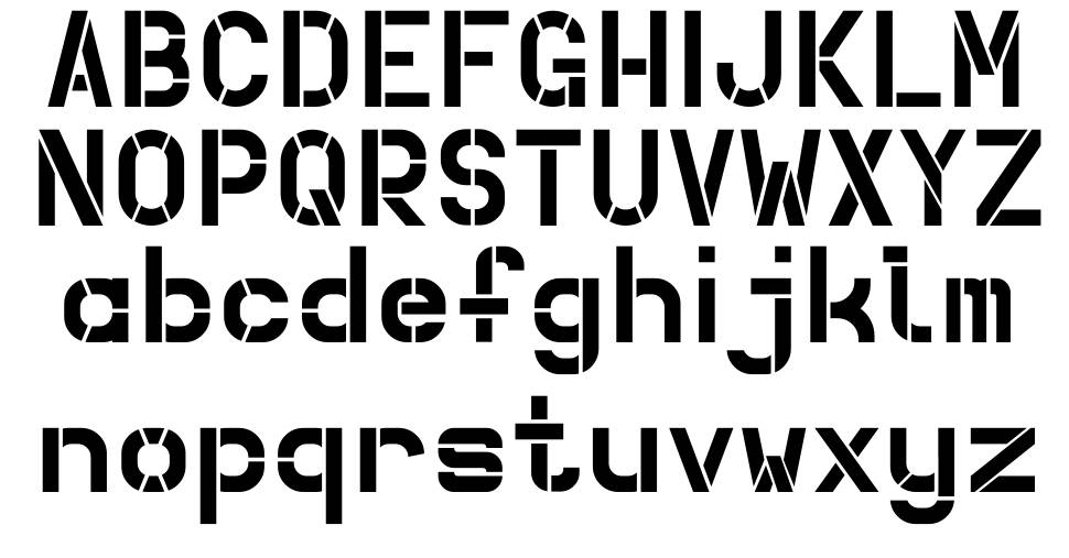 Betong font specimens