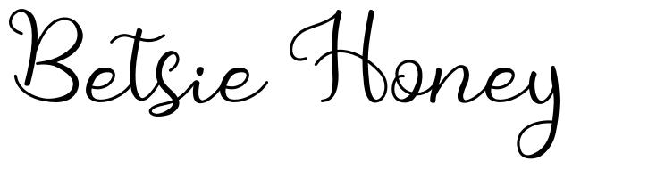 Betsie Honey font
