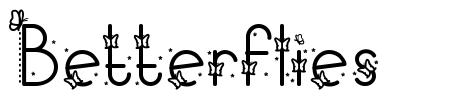 Betterflies шрифт