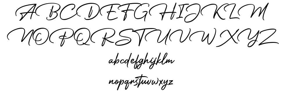 Betterlett font specimens