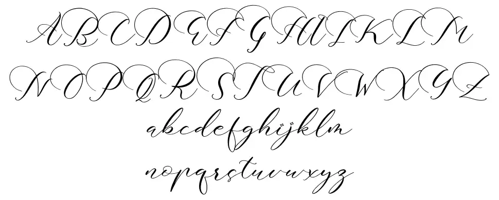 Bettilda Ristta schriftart vorschau