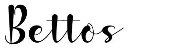 Bettos шрифт