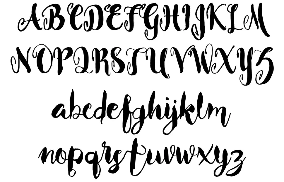 Beverlyfont specimens