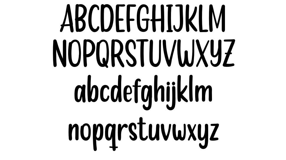 Bewitched font specimens