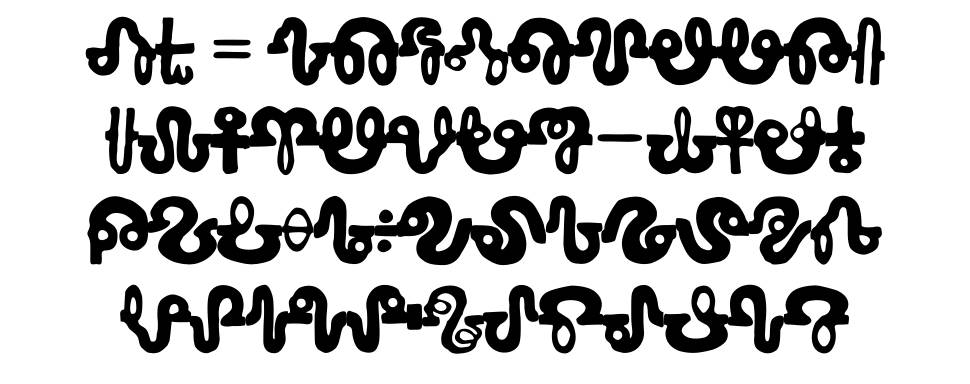 Bharathi Ramchand! font specimens