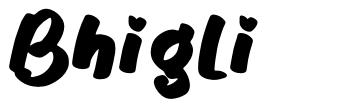 Bhigli шрифт