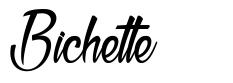Bichette 字形