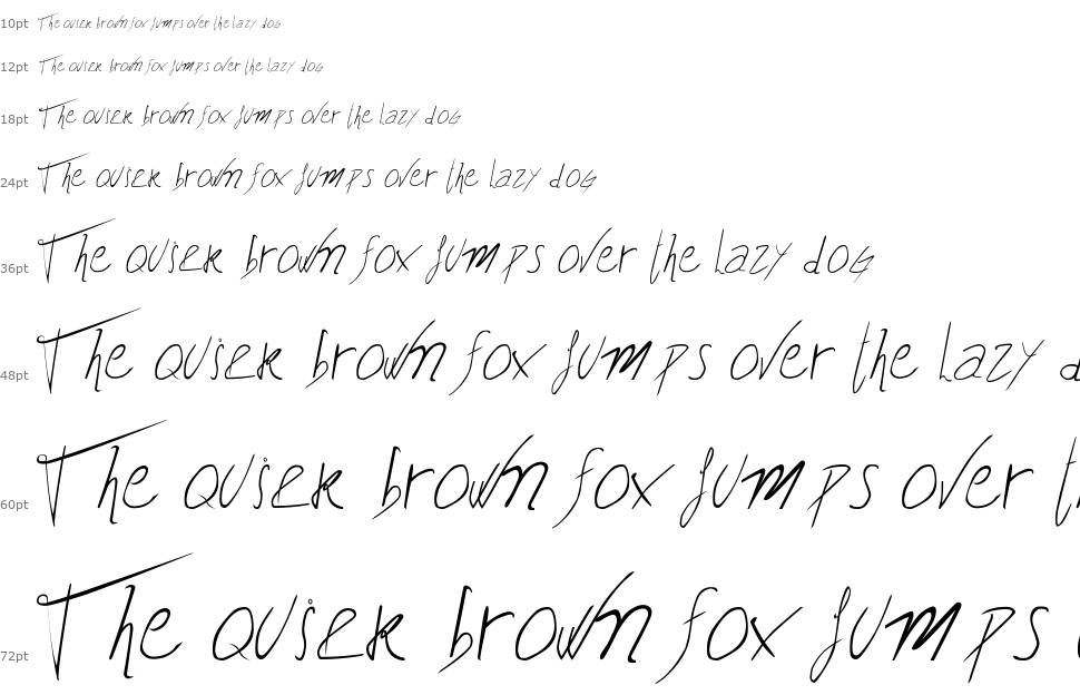 Biffe's Calligraphy шрифт Водопад