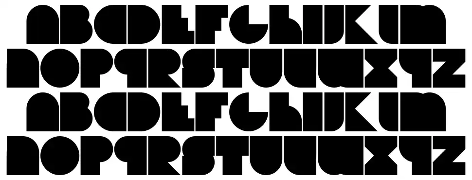 Bifurkfont specimens