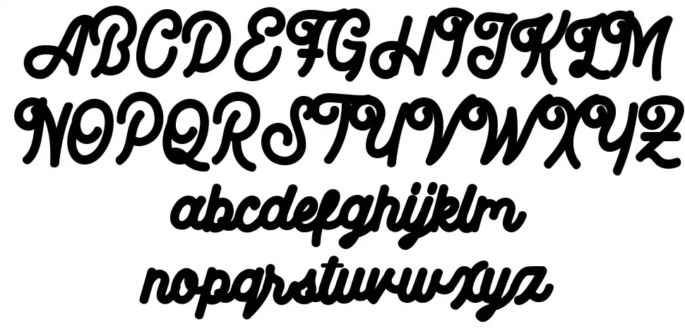 Big Browfont specimens