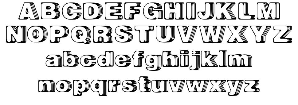 Big Designer font specimens