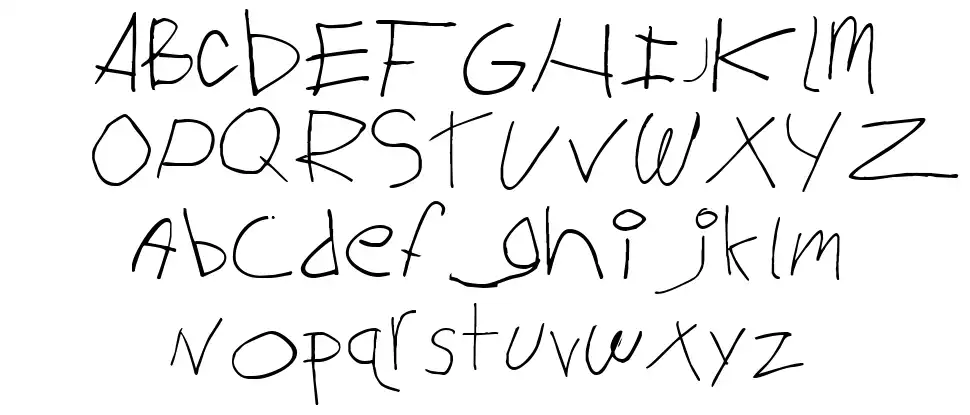 Big logfont specimens