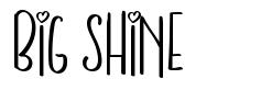 Big Shine font