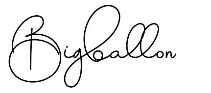 Bigballon шрифт