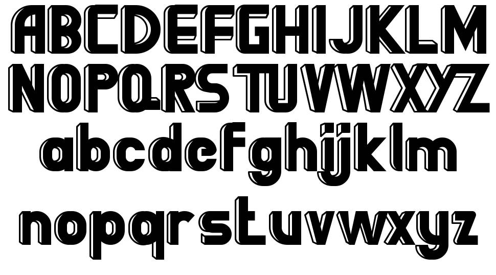 Bigboby font specimens