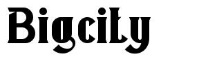 Bigcity 字形