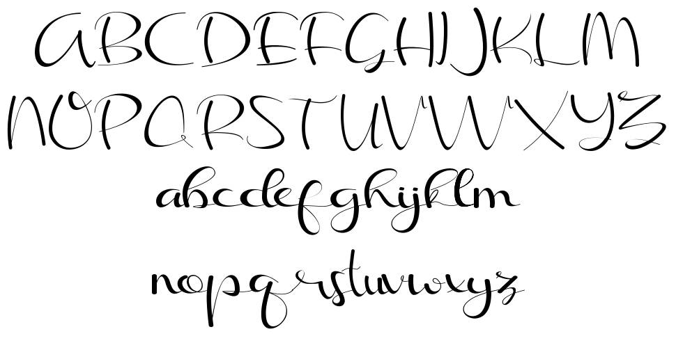 Biggbey font Örnekler