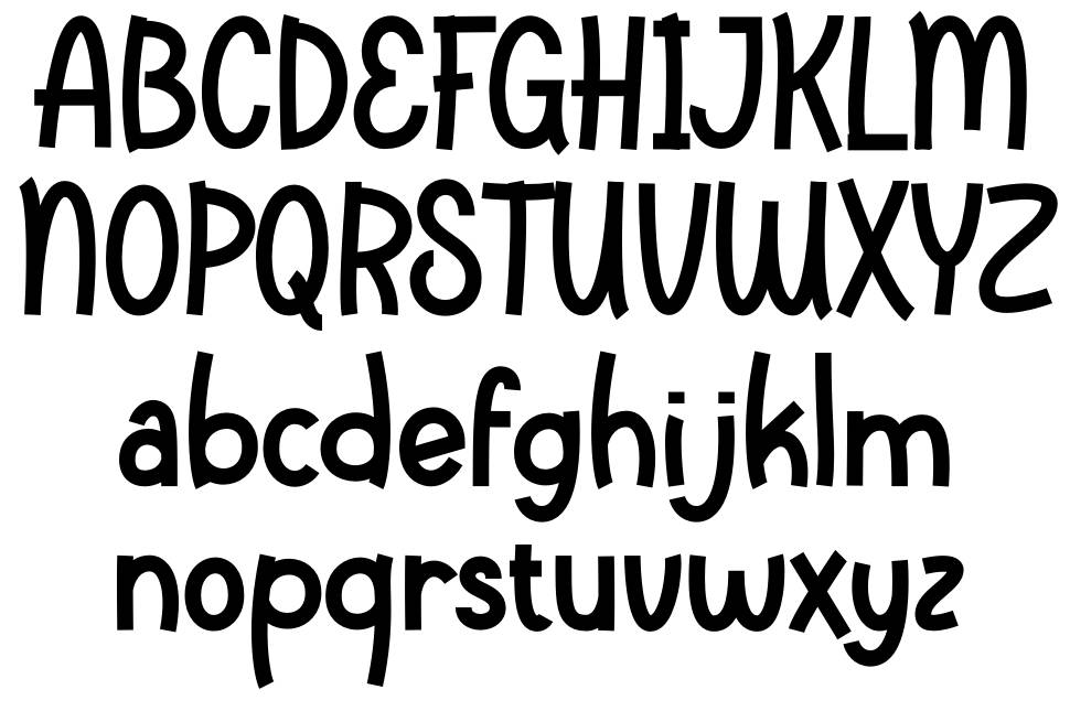 Biggest Things font specimens