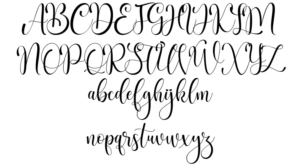 Bigola schriftart vorschau