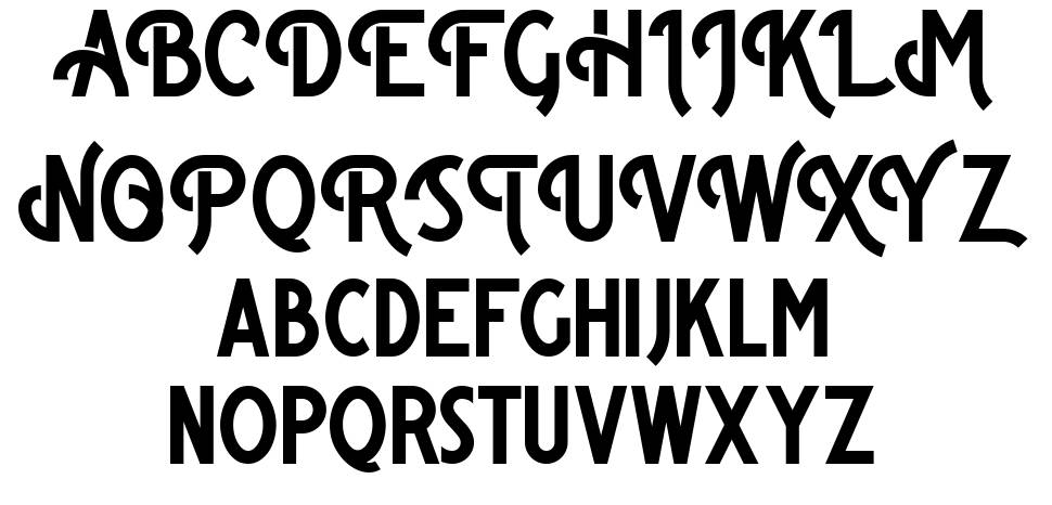 Bigsmile Sans 字形 标本