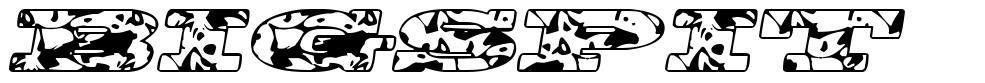 BigSpit font