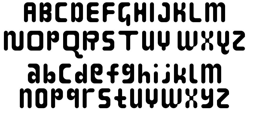 Bikang Struck font specimens
