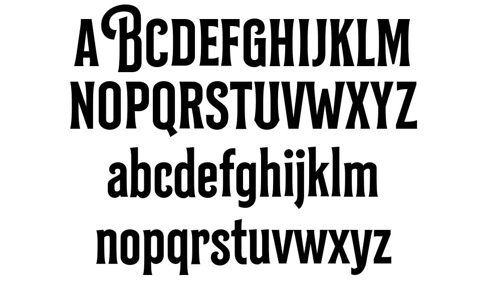 Bilcase 字形 标本