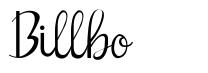 Billbo шрифт