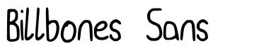 Billbones Sans 字形