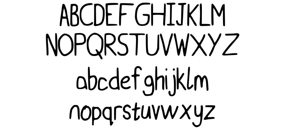 Billbones Sans 字形 标本
