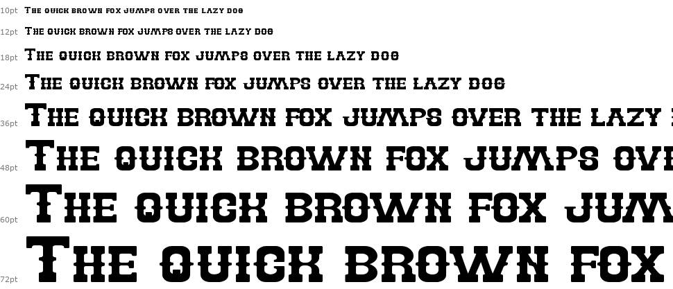 Billy The Kid font Waterfall