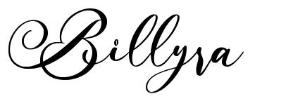 Billyra font